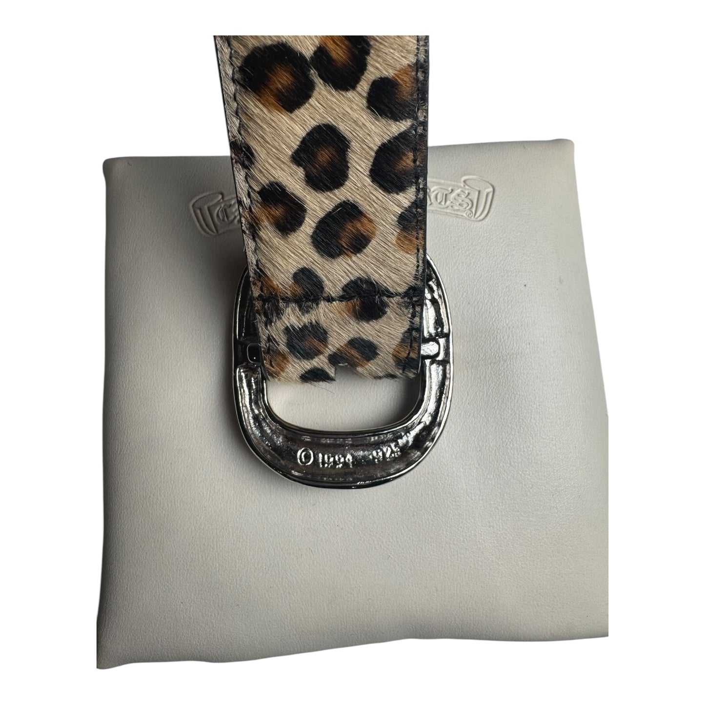 Chrome Hearts Cheetah Pony Hair Gunslinger Belt