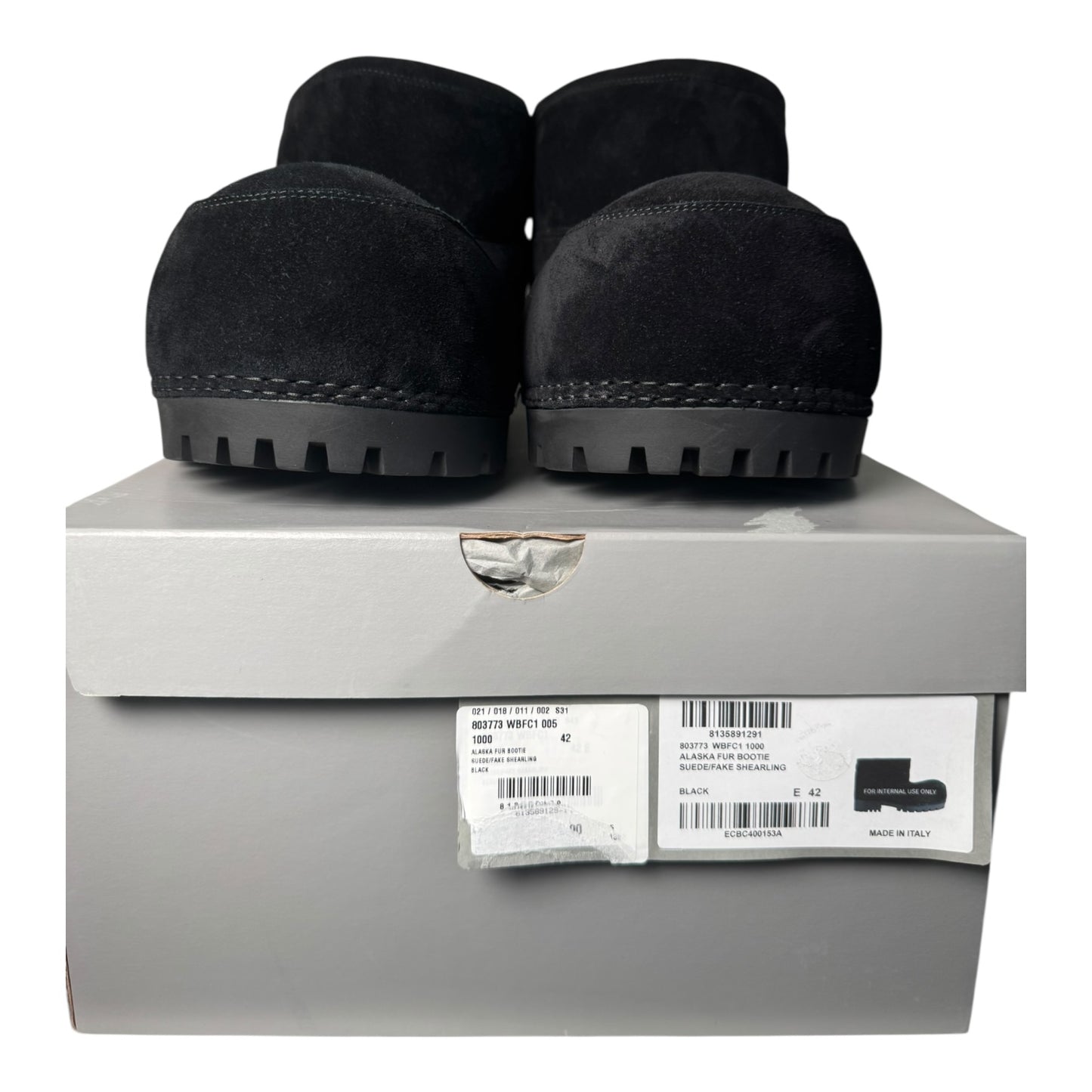 Balenciaga Low Alaska Fur Boot
