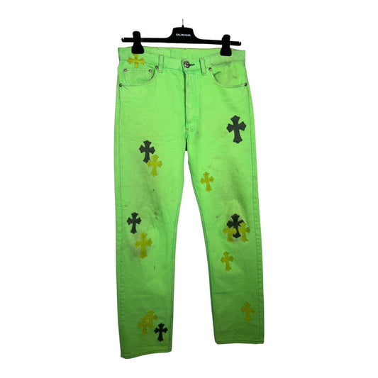 Chrome Hearts Matty Boy Sex Records Patch Denim