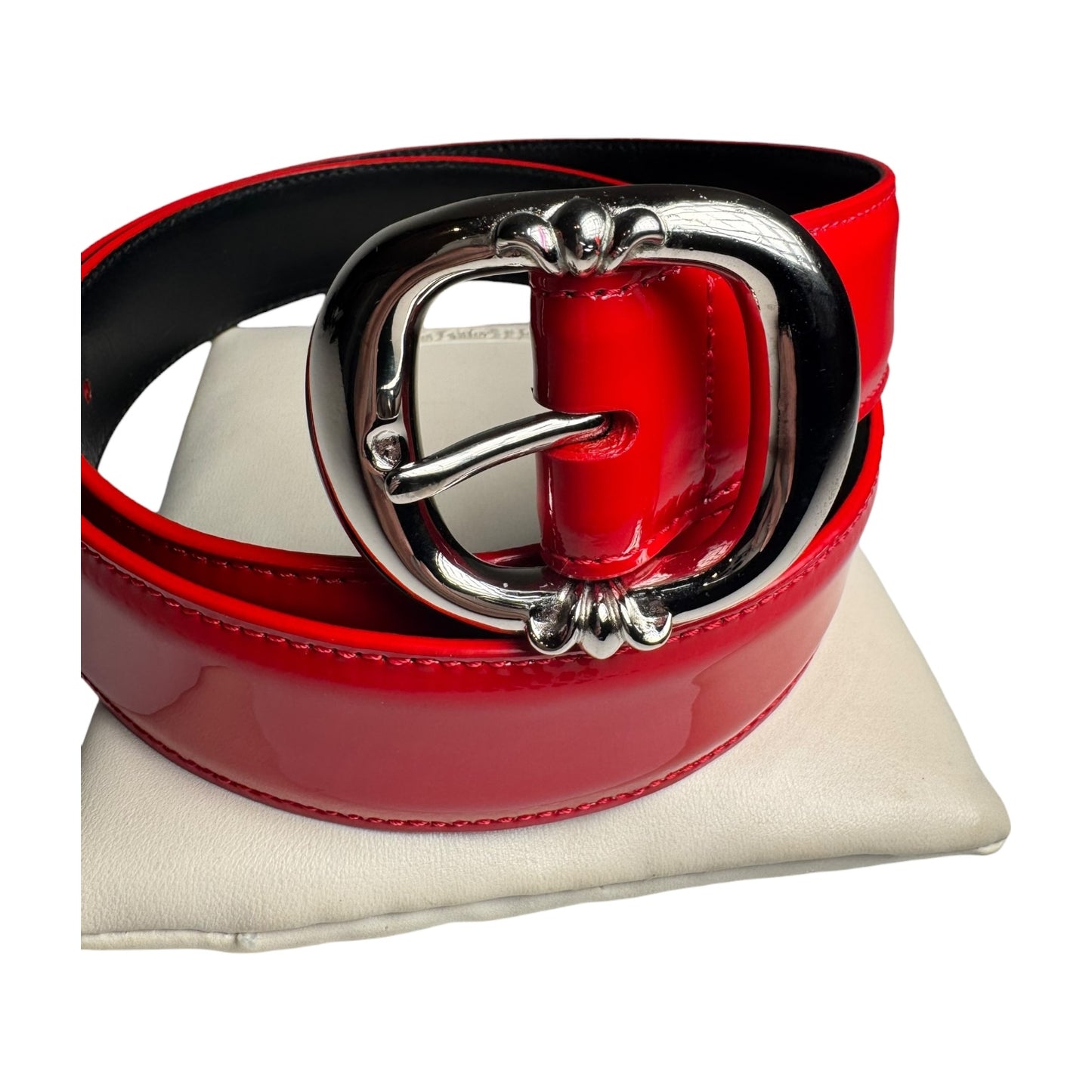 Chrome Hearts Patent Leather Gunslinger Belt