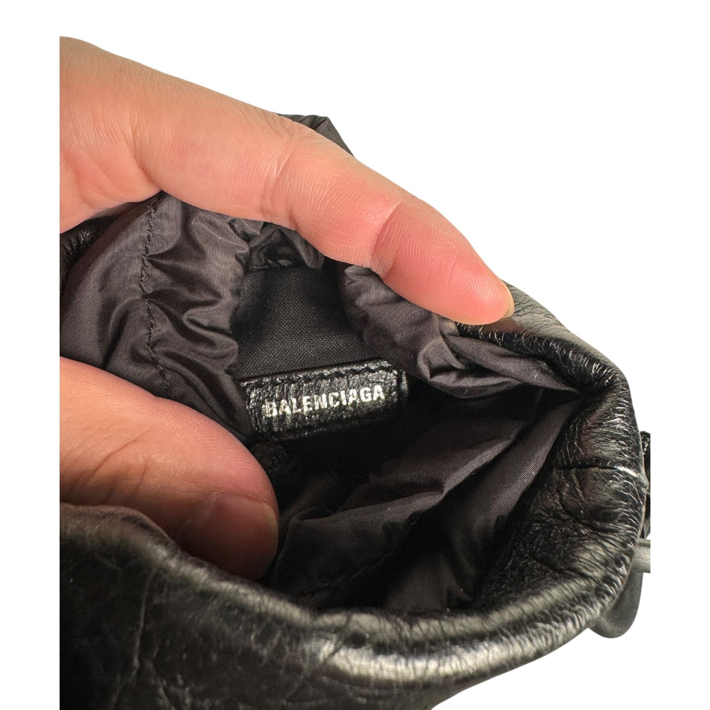 Balenciaga Leather Water Bottle Holder
