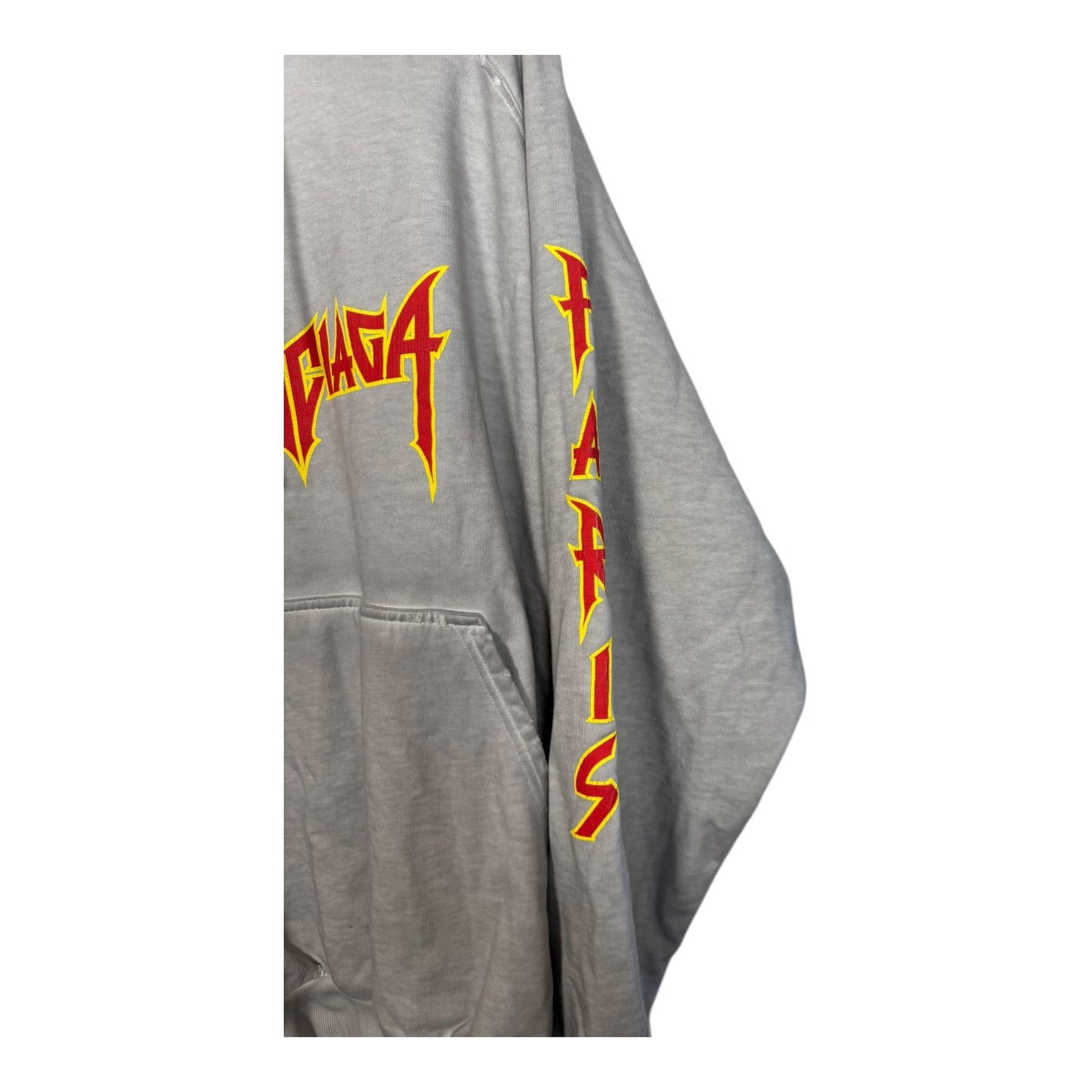 Balenciaga Distressed Metal Hoodie