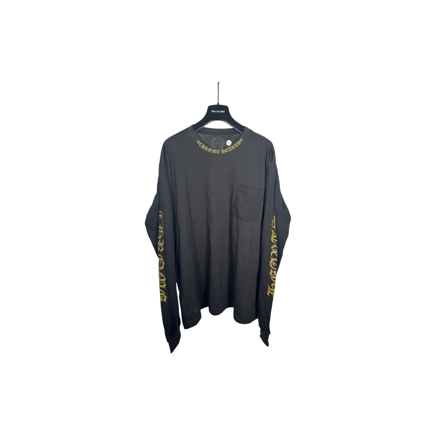 Chrome Hearts Collar Logo Long Sleeve Shirt
