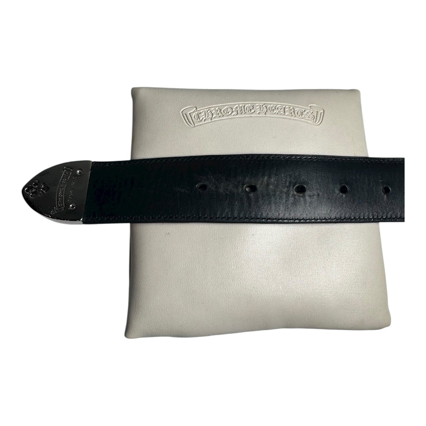 Chrome Hearts Cheetah Pony Hair Gunslinger Belt