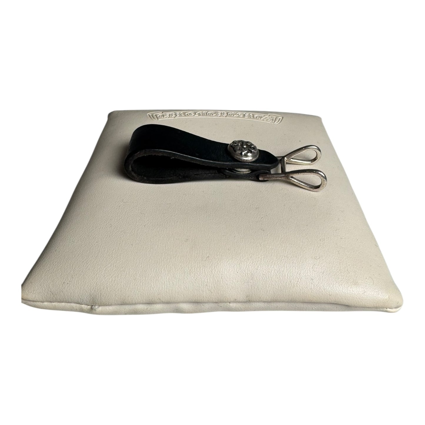 Chrome Hearts Floralball Leather Belt Loop