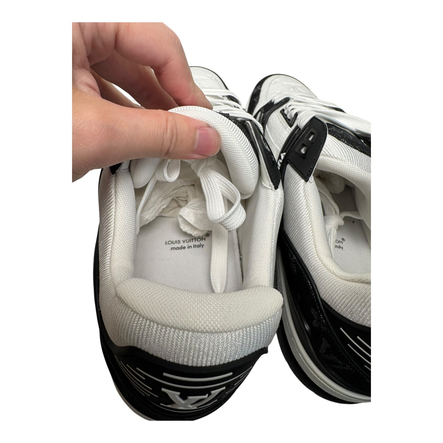 Louis Vuitton Leather Monogram Trainers