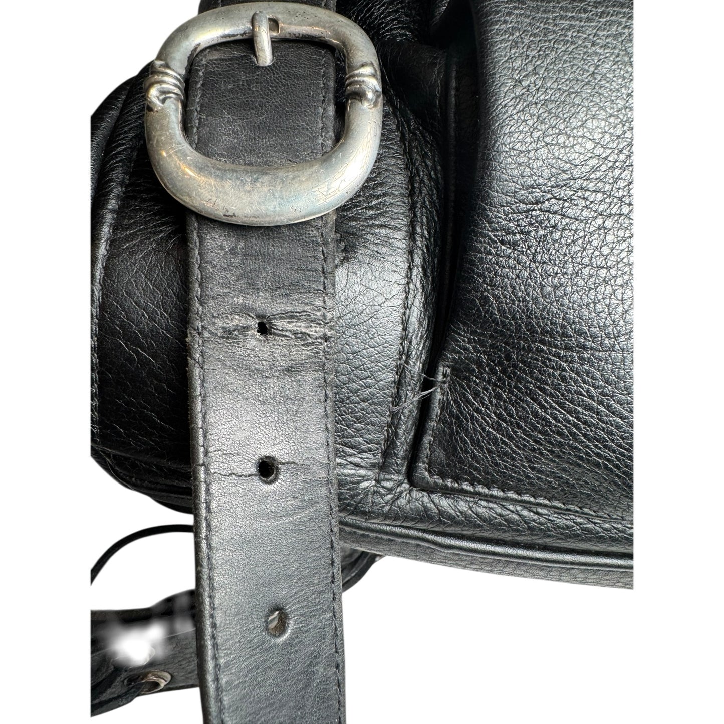 Chrome Hearts Fleur Gunslinger Leather Backpack
