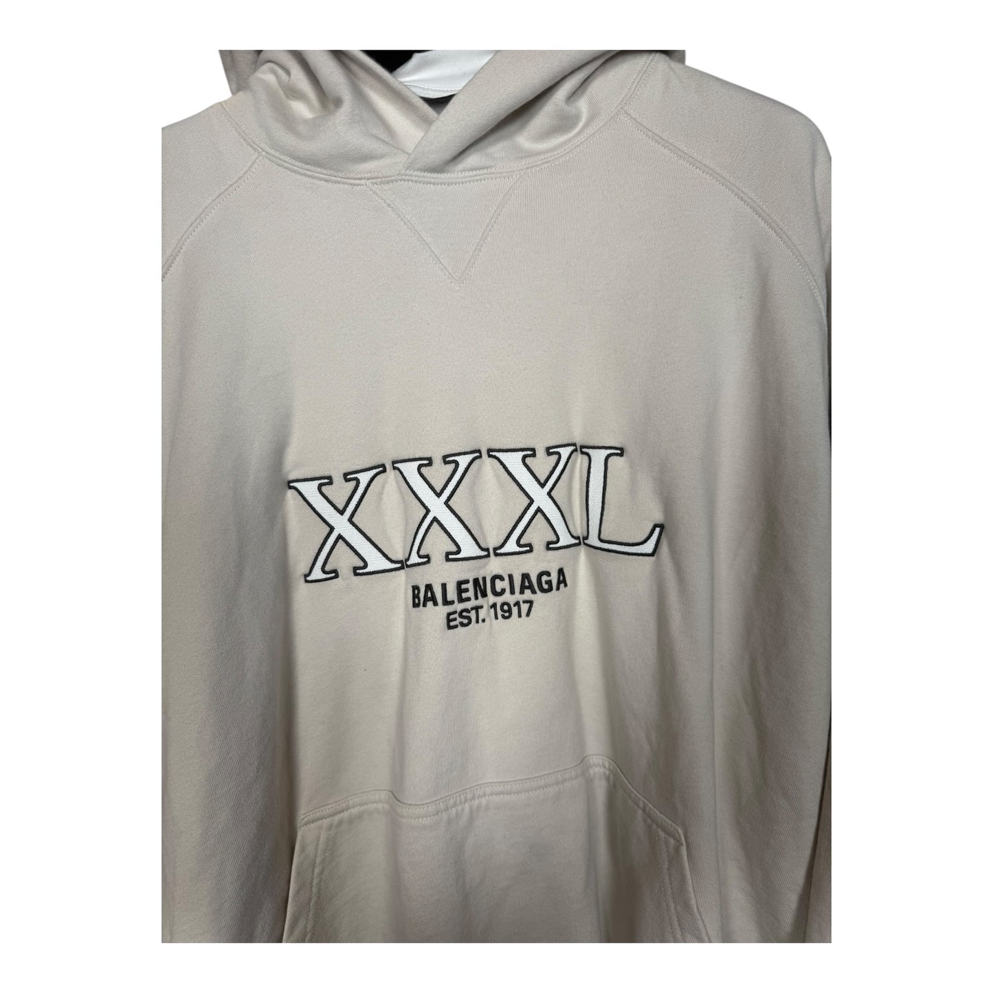 Balenciaga XXXL Layered Embroidered Hoodie