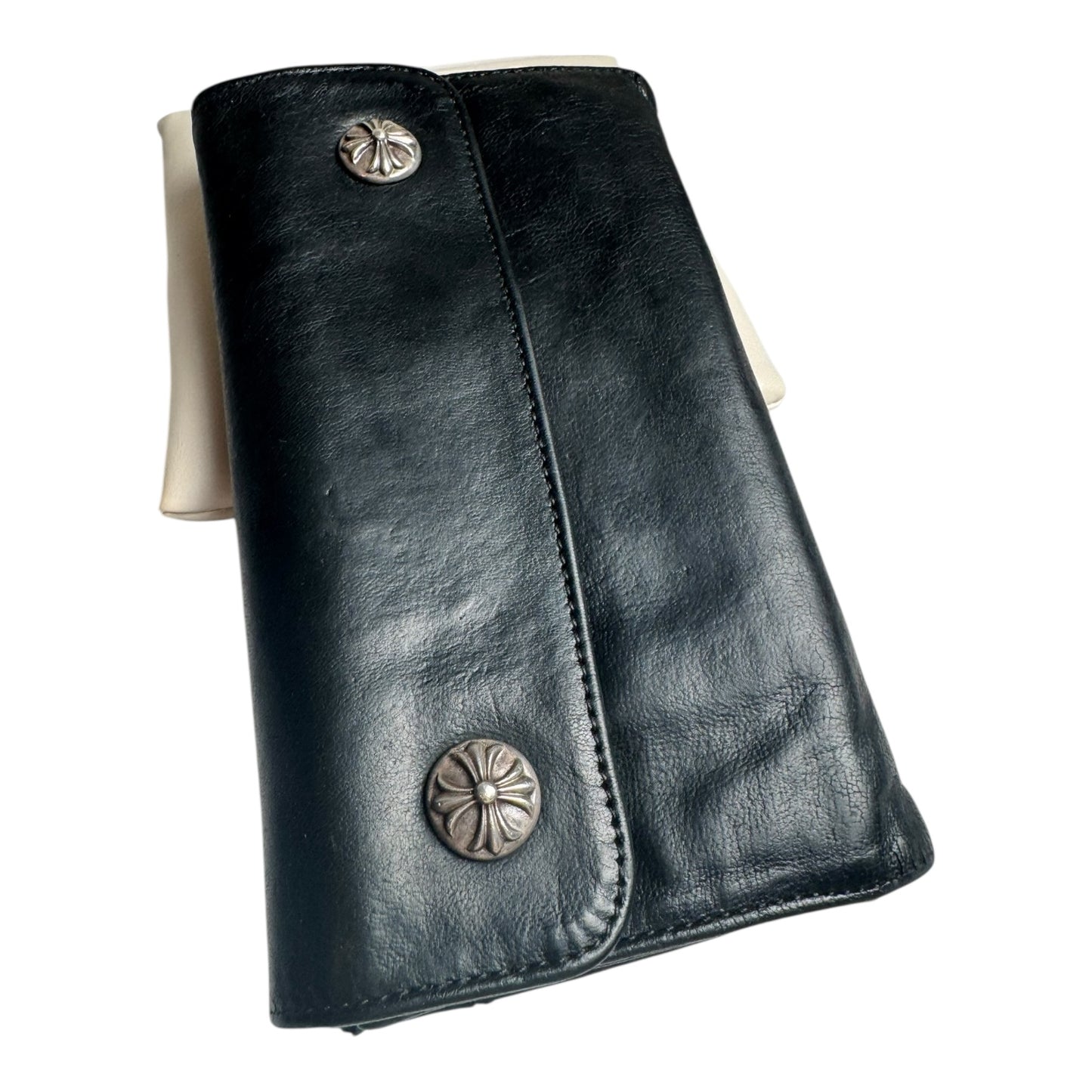 Chrome Hearts Plus Ball Snap Wave Wallet