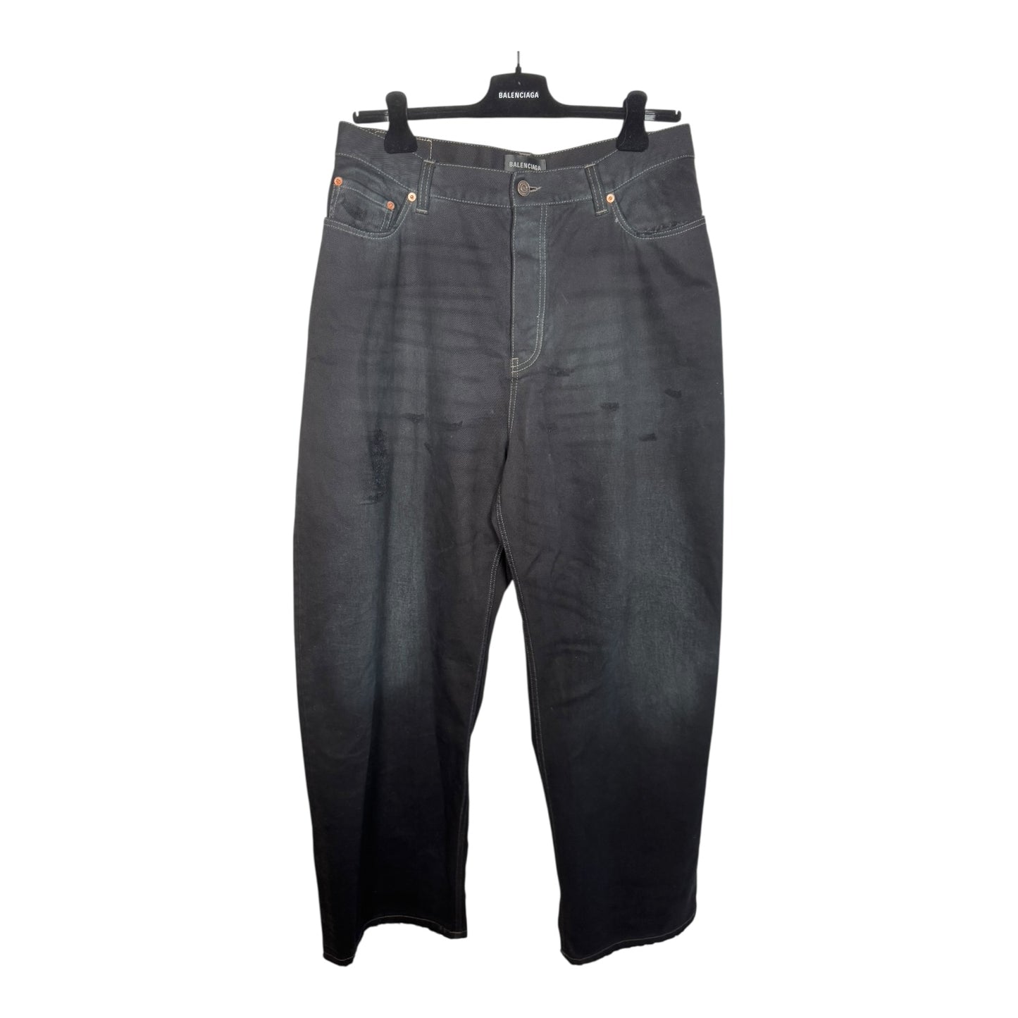 Balenciaga Distressed Baggy Denim