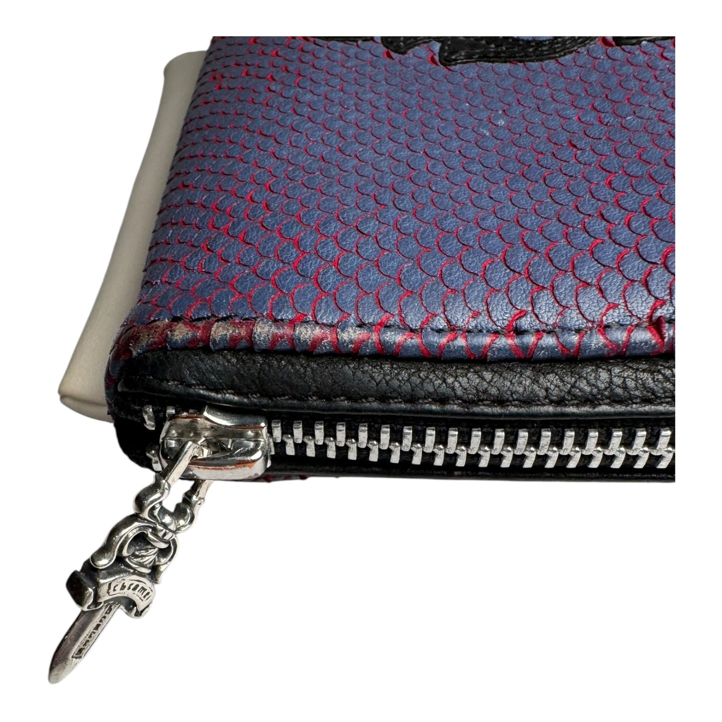 Chrome Hearts Rec F Fleur Zip Wallet