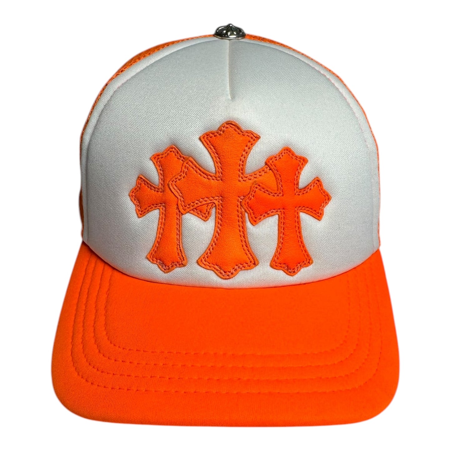 Chrome Hearts Triple Cross Patch Trucker Hat