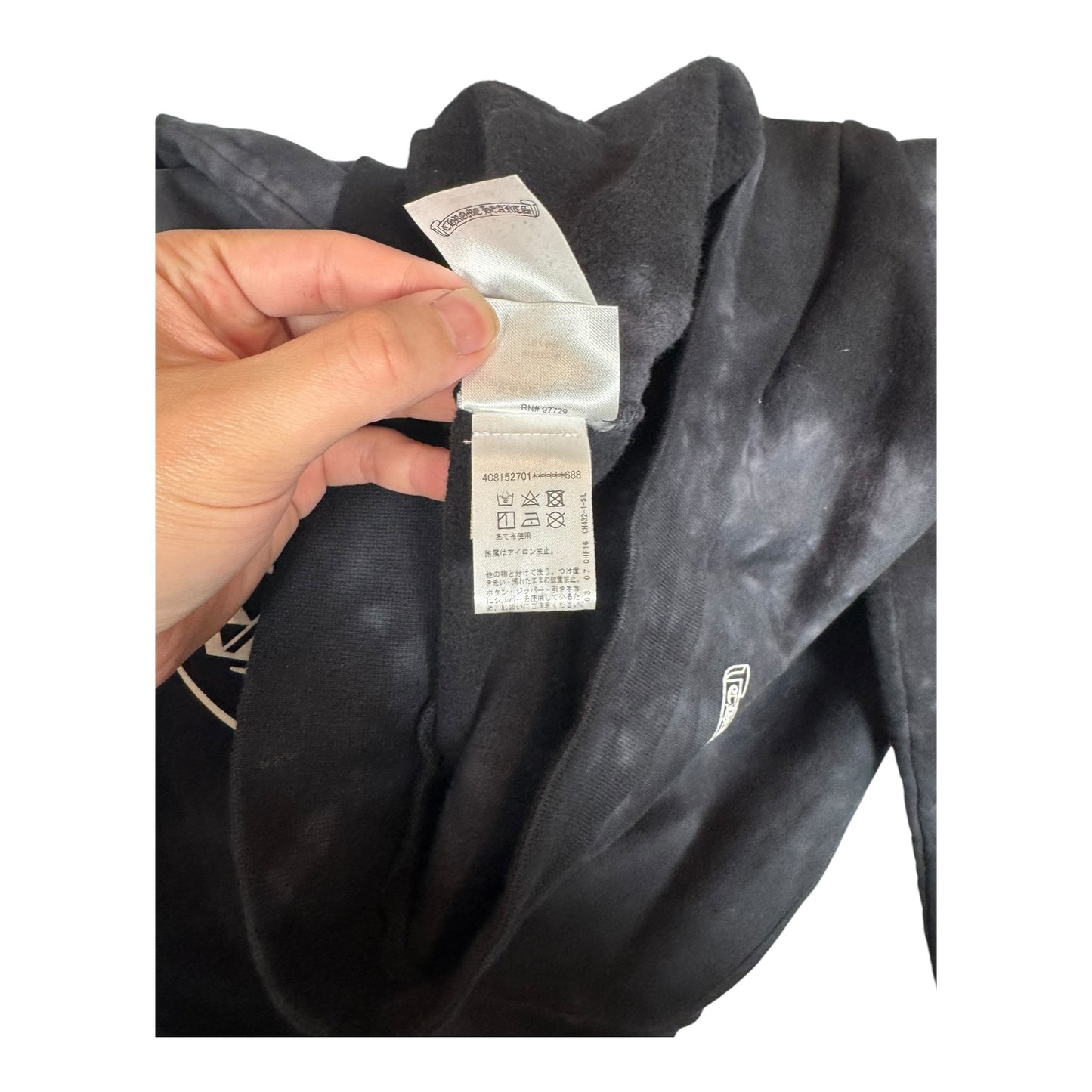 Chrome Hearts Tie Dyed Horseshoe Hoodie