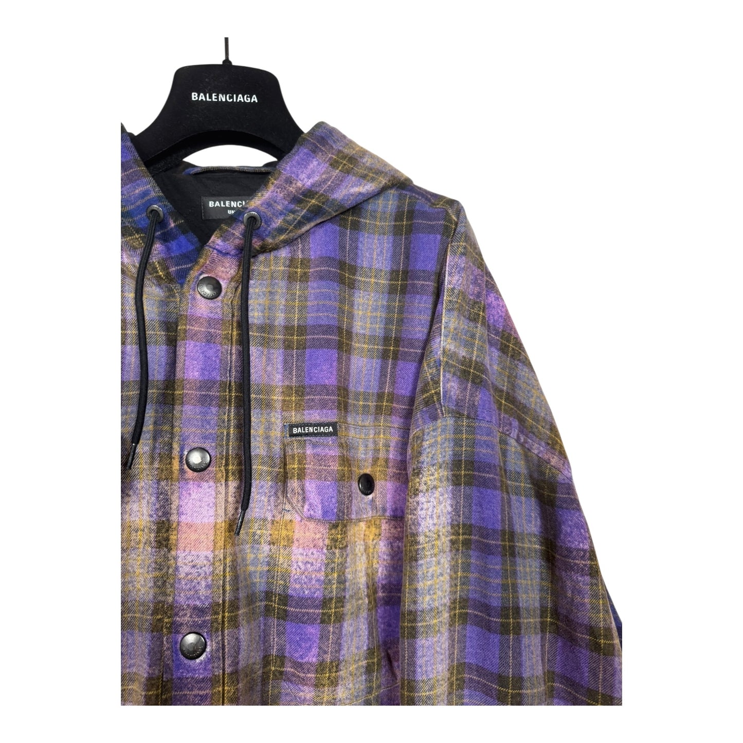 Balenciaga Padded Flannel Jacket