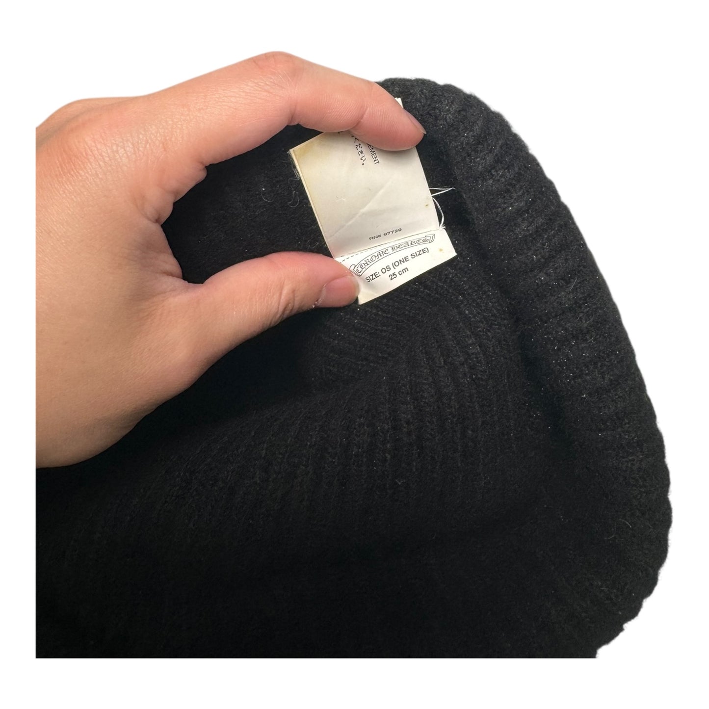Chrome Hearts Cashmere Plus Patch Beanie