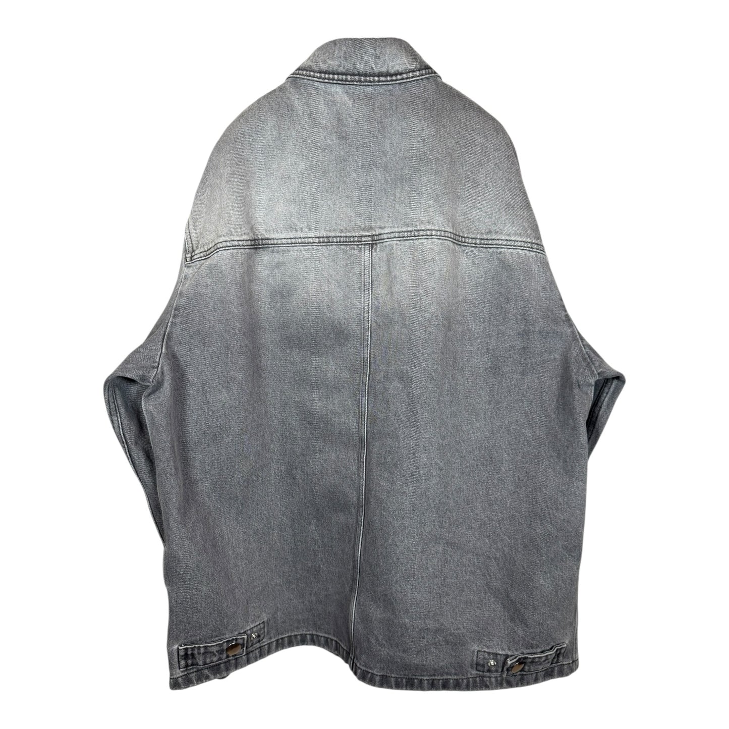 Prada Badge Denim Blouson Jacket