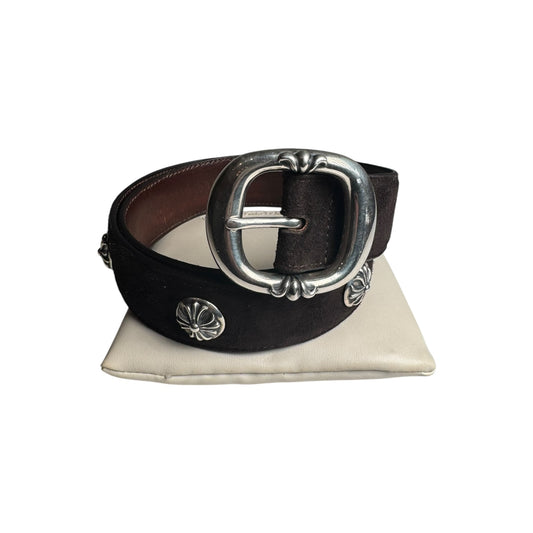 Chrome Hearts Velvet Studded Gunslinger Belt