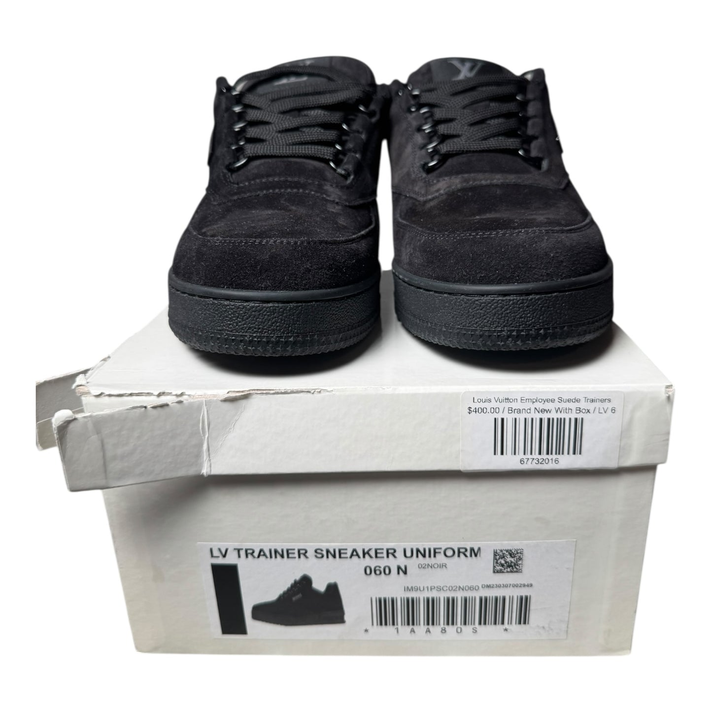 Louis Vuitton Employee Suede Trainers