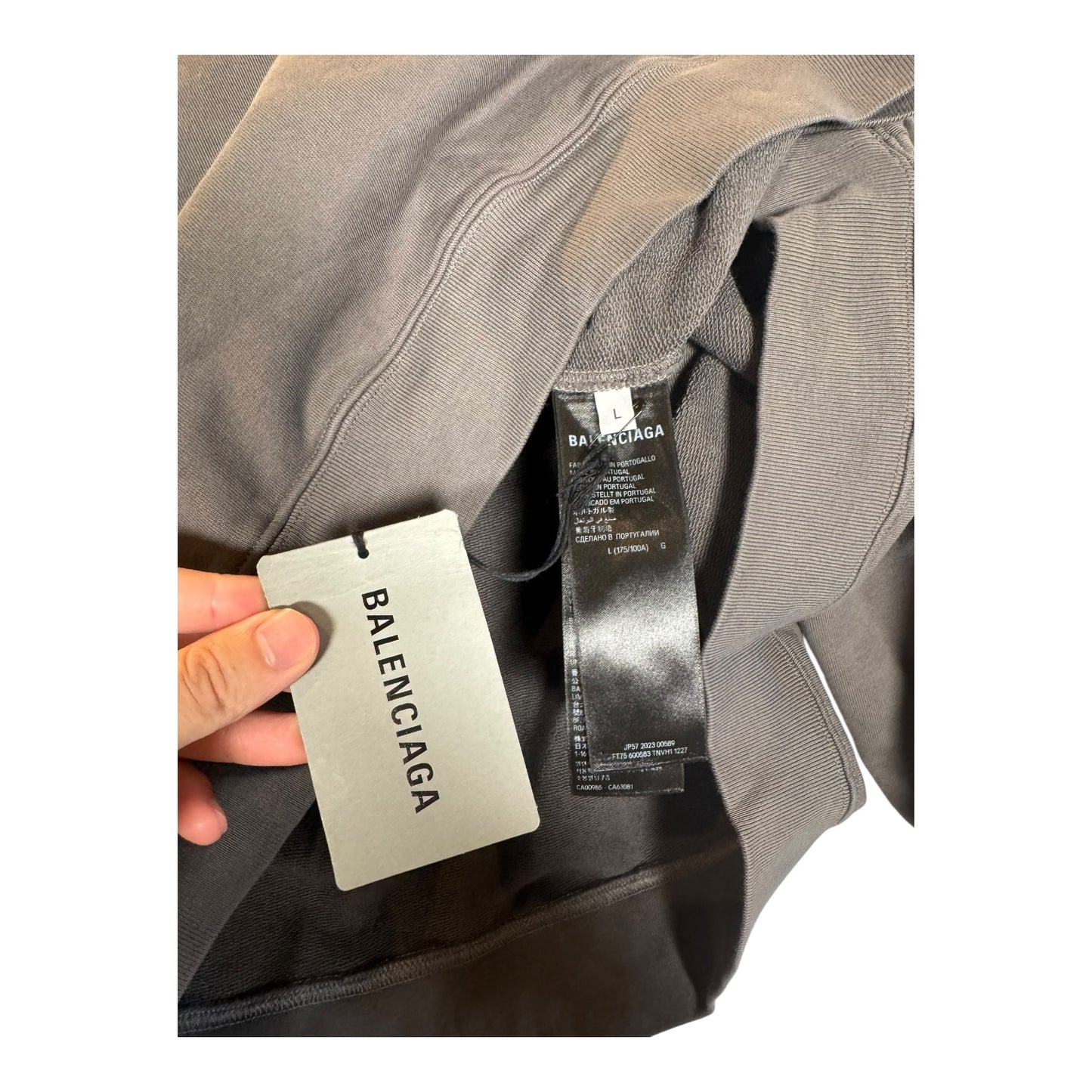 Balenciaga Embroidered Logo Hoodie