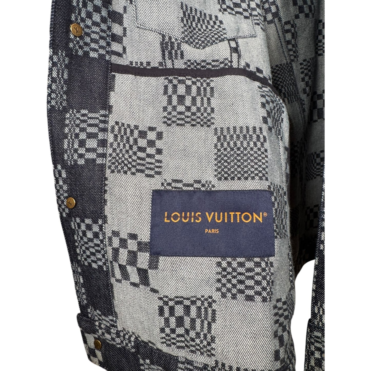 Louis Vuitton Distorted Damier Demin Jacket