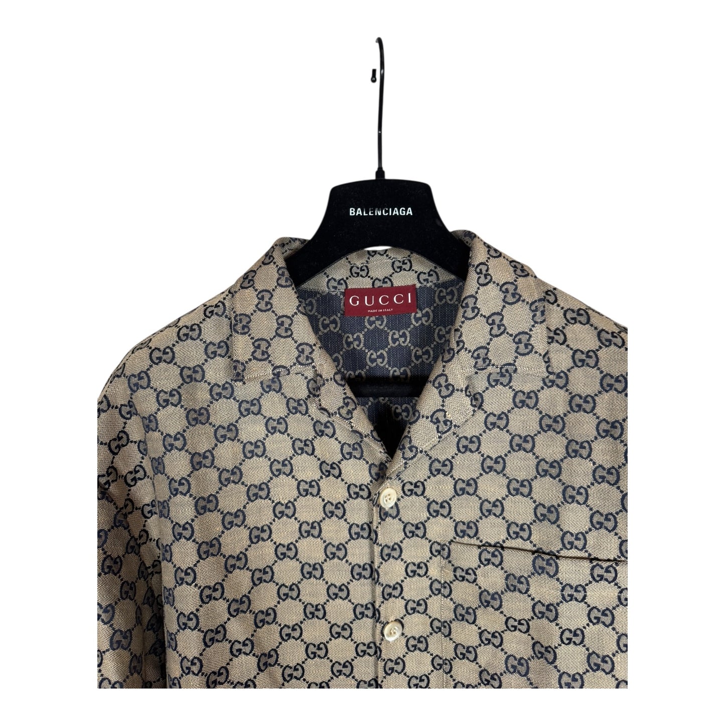 Gucci Monogram Button Up Shirt