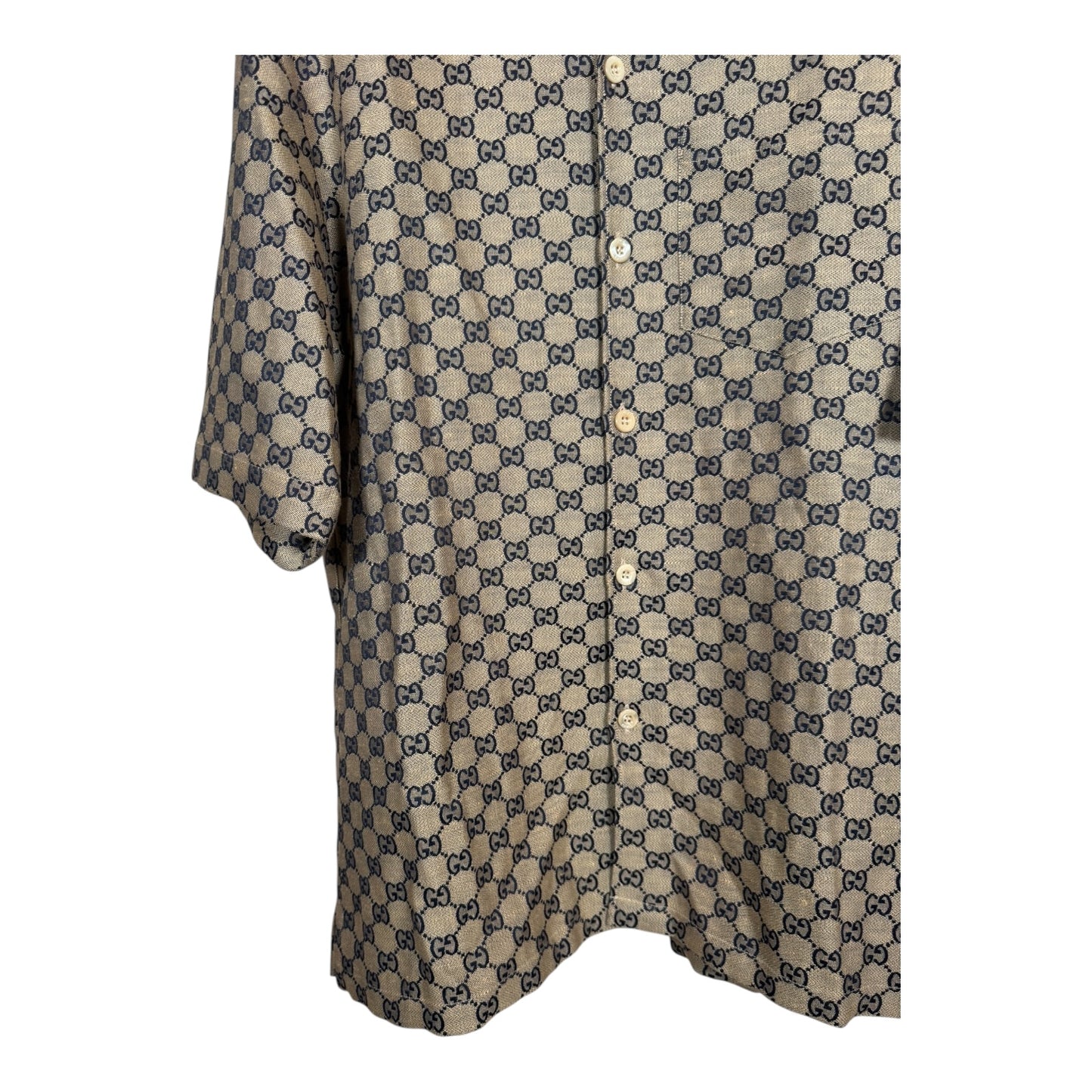 Gucci Monogram Button Up Shirt