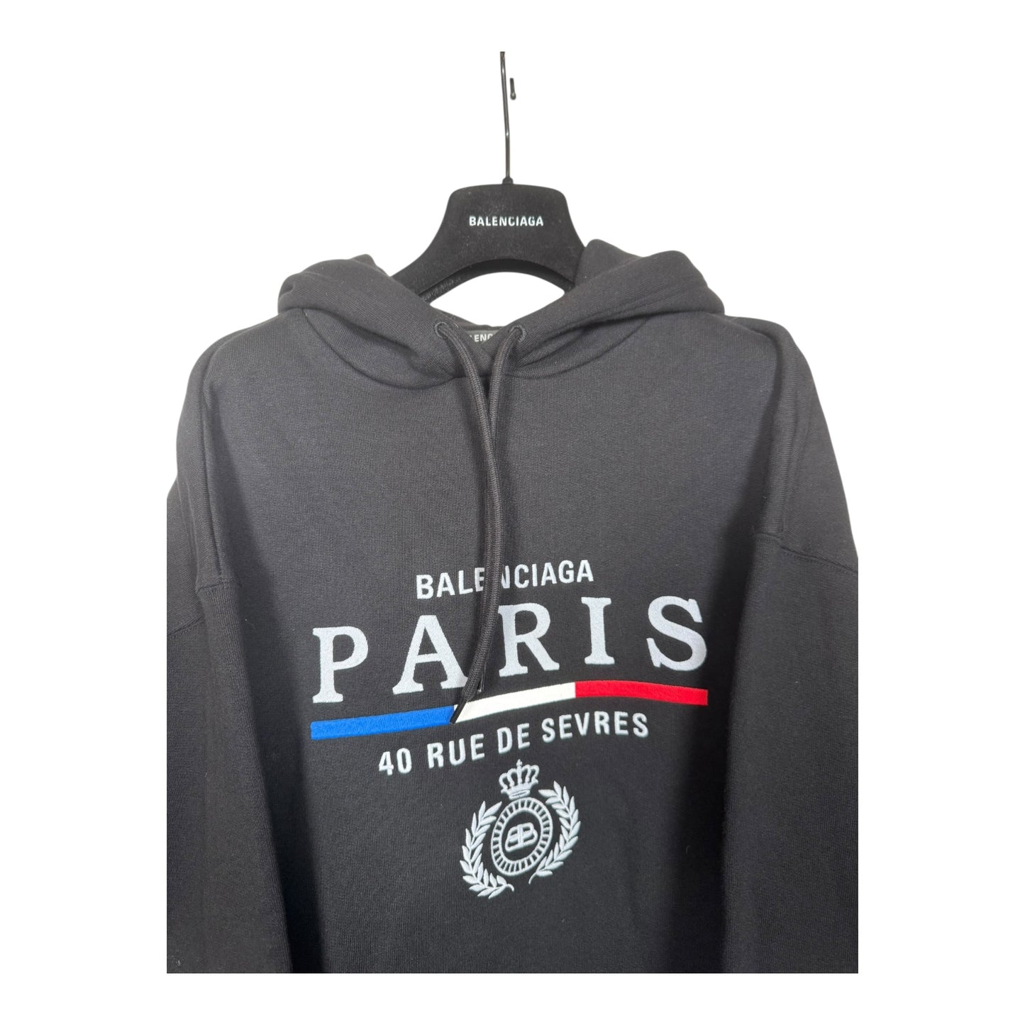 Balenciaga Embroidered Paris Hoodie