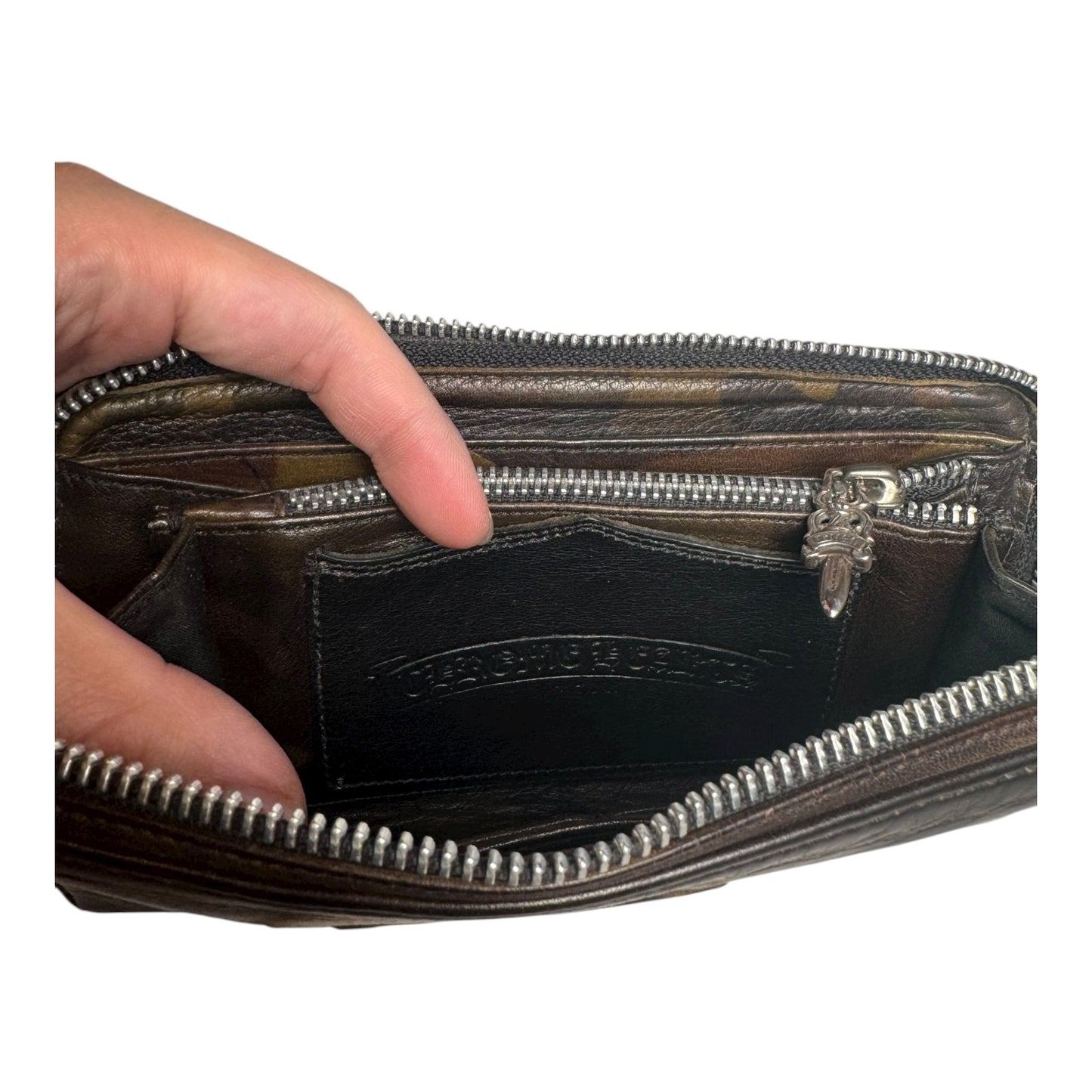 Chrome Hearts Cemetery Cross Patch Wallet