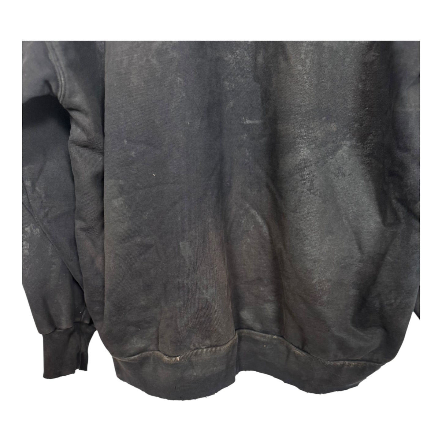 Balenciaga Mudwash Zip-Up Hoodie