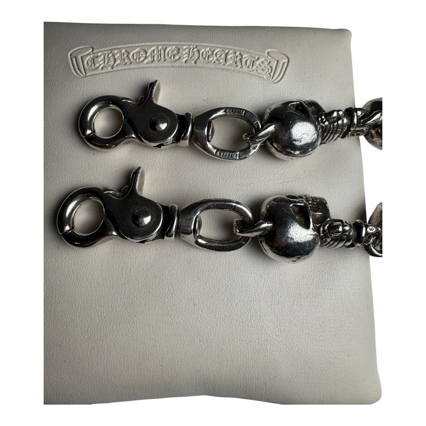 Chrome Hearts XL Foti Skull Wallet Chain