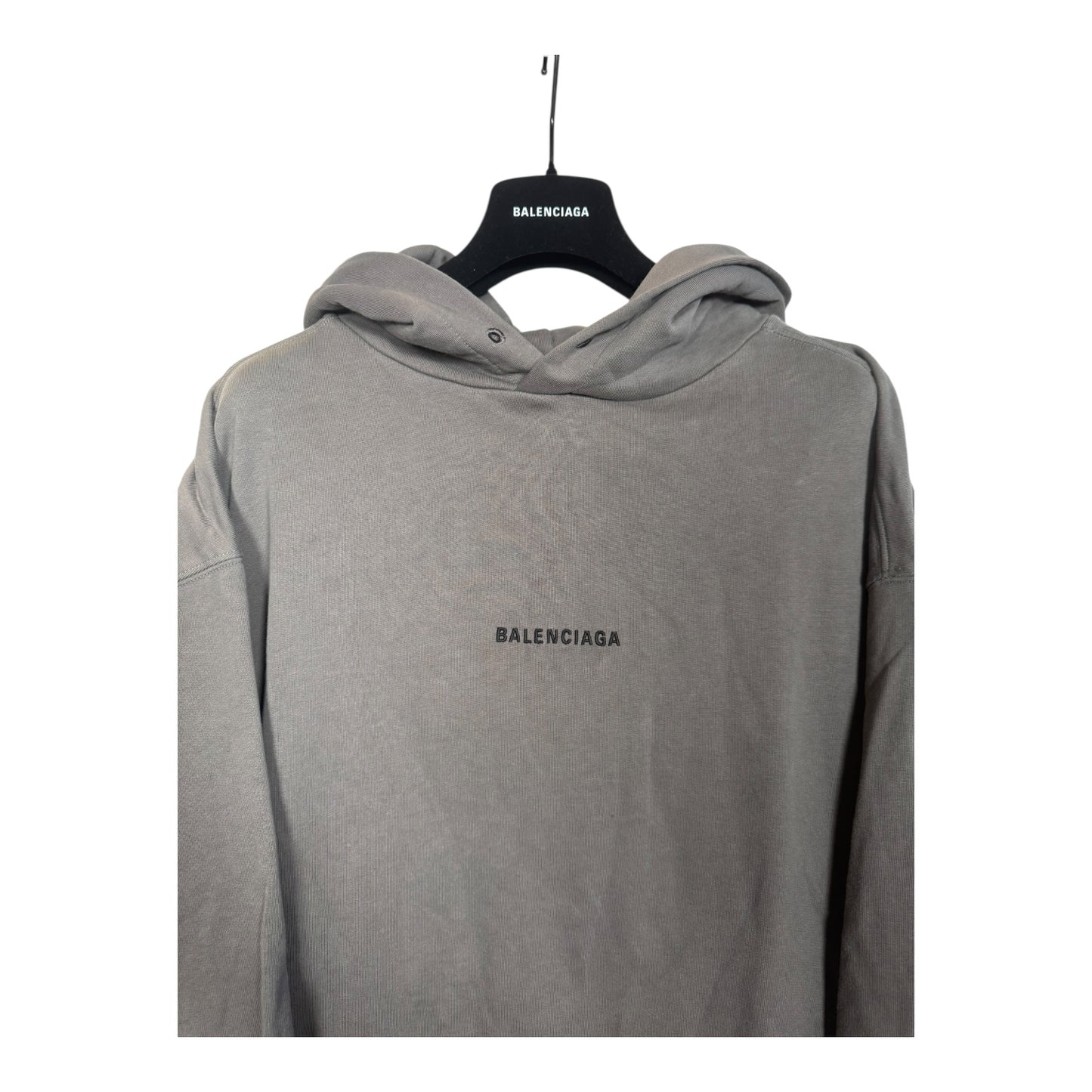 Balenciaga Embroidered Logo Hoodie